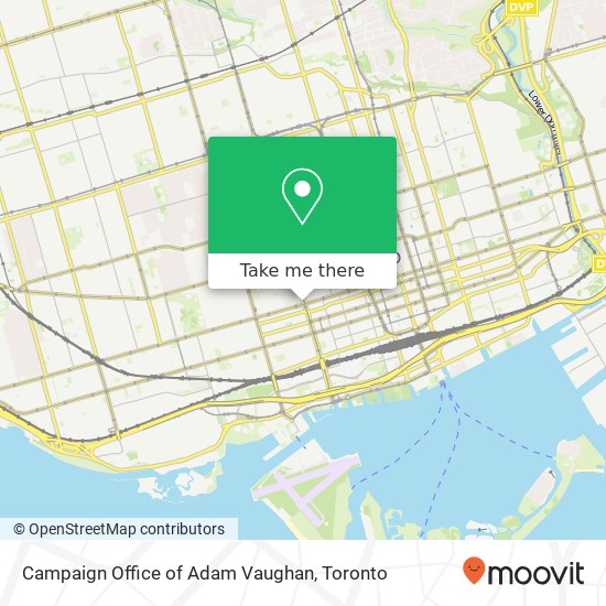 Campaign Office of Adam Vaughan map