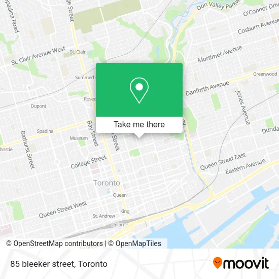 85 bleeker street map