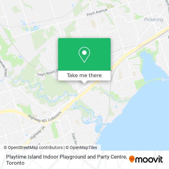 Playtime Island Indoor Playground and Party Centre map