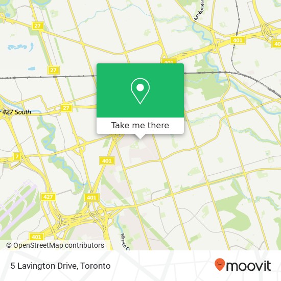 5 Lavington Drive map