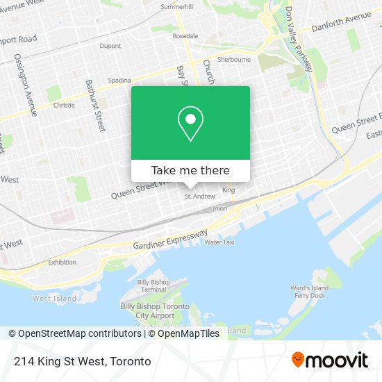 214 King St West map