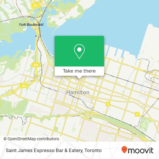 Saint James Espresso Bar & Eatery plan