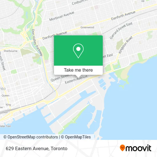 629 Eastern Avenue map