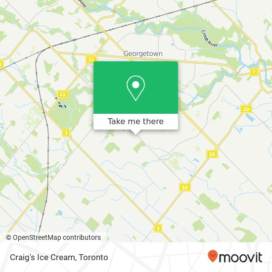 Craig's Ice Cream map