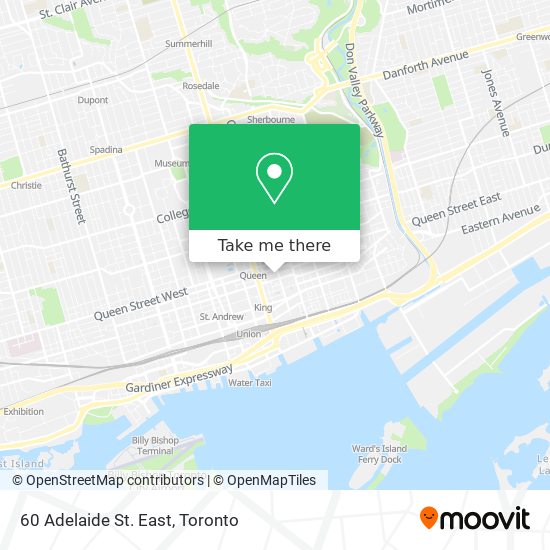 60 Adelaide St. East map