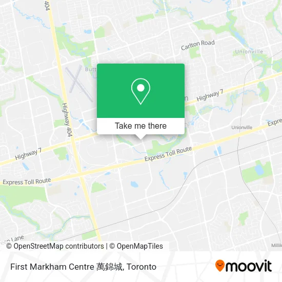 First Markham Centre 萬錦城 map