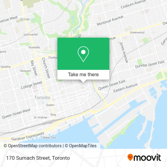 170 Sumach Street map