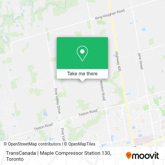 TransCanada | Maple Compressor Station 130 map