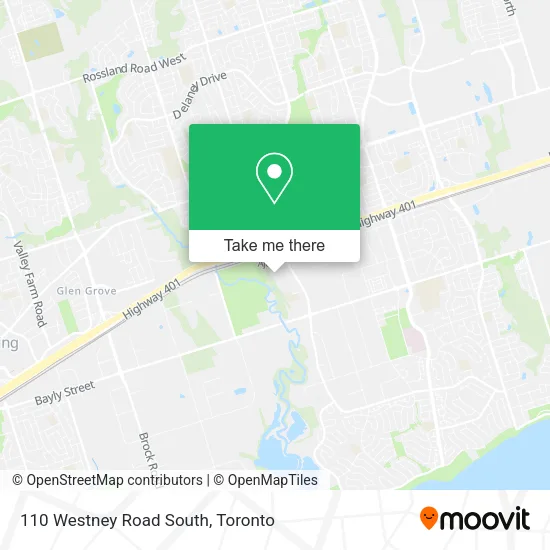 110 Westney Road South map