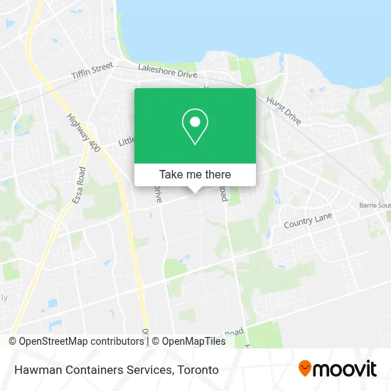 Hawman Containers Services map