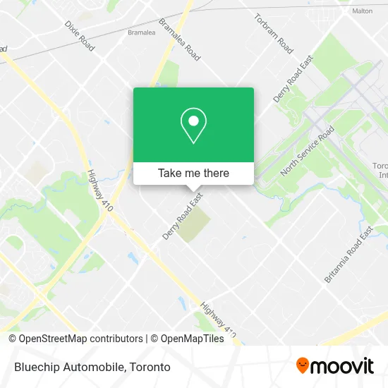 Bluechip Automobile map
