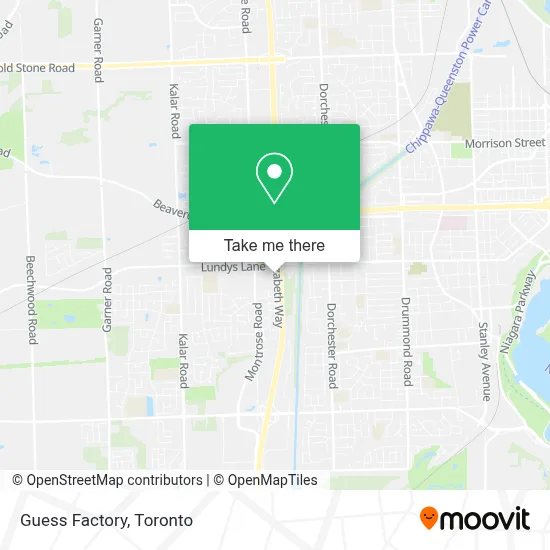 Guess Factory map