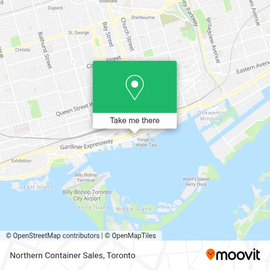 Northern Container Sales map