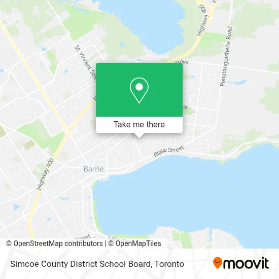 Simcoe County District School Board map
