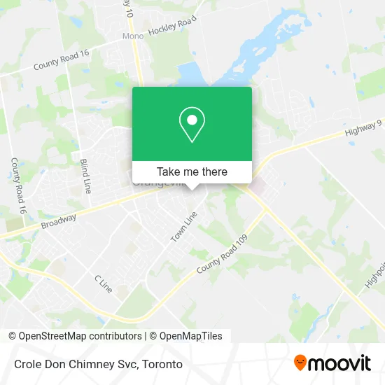 Crole Don Chimney Svc map