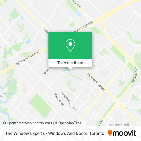The Window Experts - Windows And Doors map