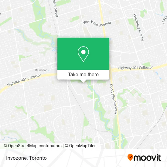 Invozone map