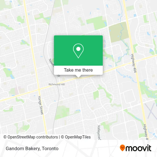 Gandom Bakery map