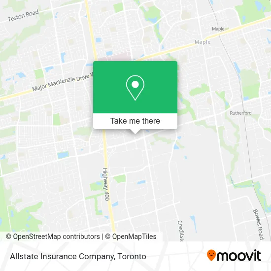 Allstate Insurance Company map