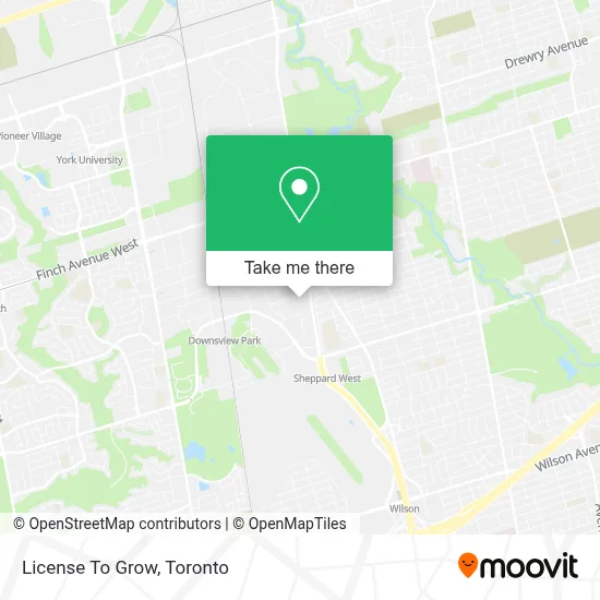 License To Grow map