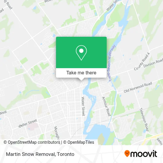 Martin Snow Removal map