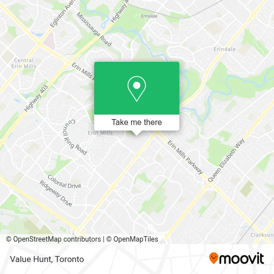 Value Hunt map