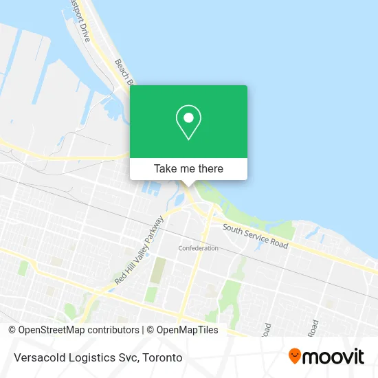 Versacold Logistics Svc map