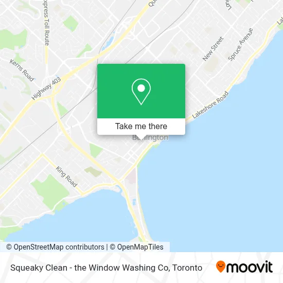 Squeaky Clean - the Window Washing Co map