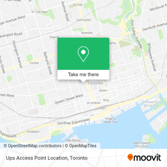Ups Access Point Location plan