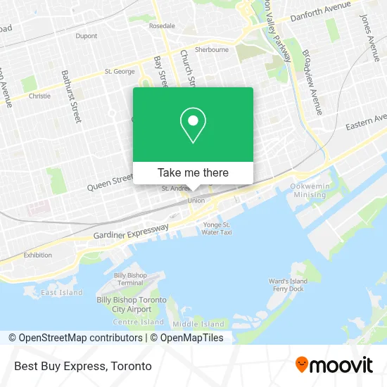 Best Buy Express map