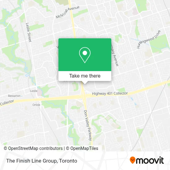 The Finish Line Group map