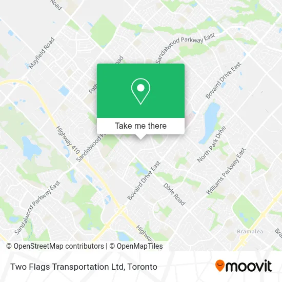 Two Flags Transportation Ltd map