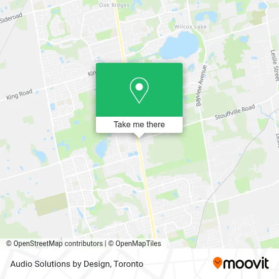 Audio Solutions by Design map