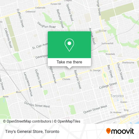 Tiny's General Store map