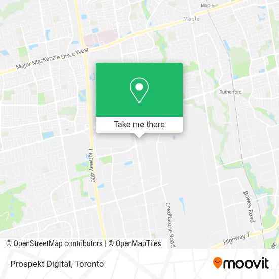 Prospekt Digital map