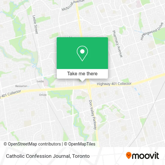 Catholic Confession Journal map