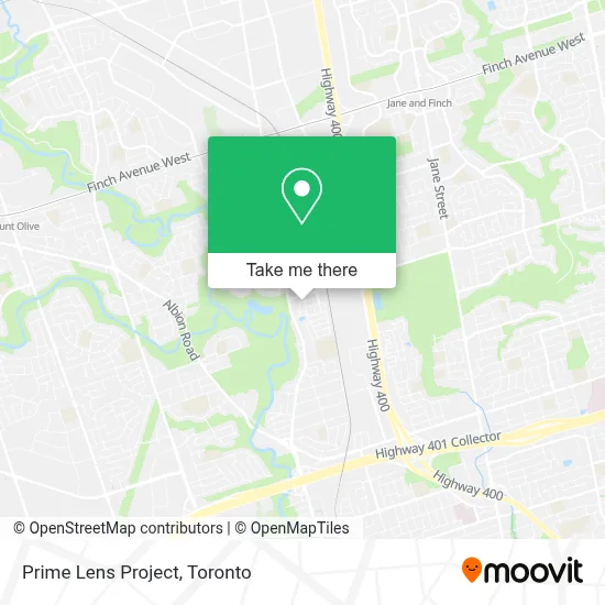 Prime Lens Project map