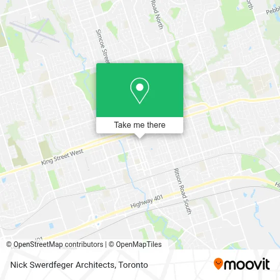 Nick Swerdfeger Architects map