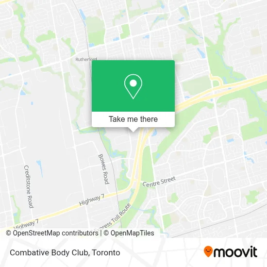 Combative Body Club map