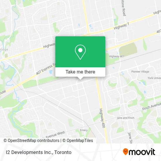 I2 Developments Inc. map
