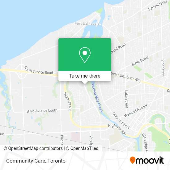 Community Care map