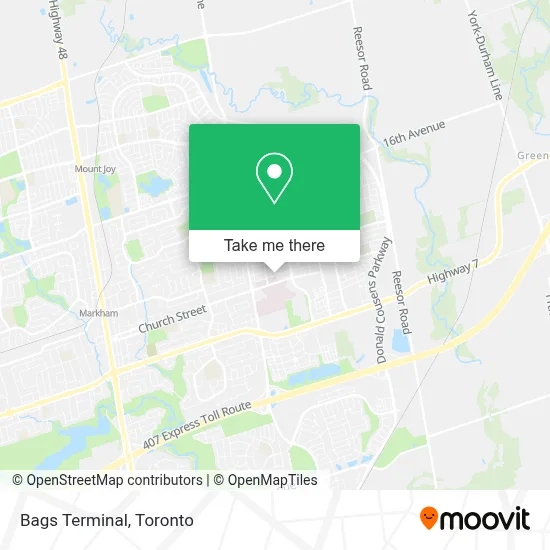 Bags Terminal map