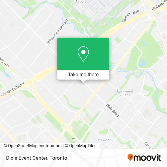 Dixie Event Center map