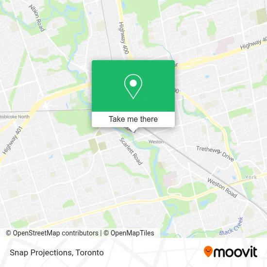 Snap Projections map