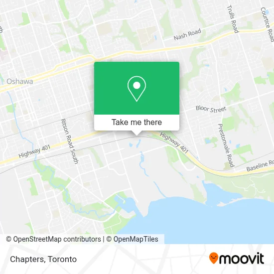 Chapters map