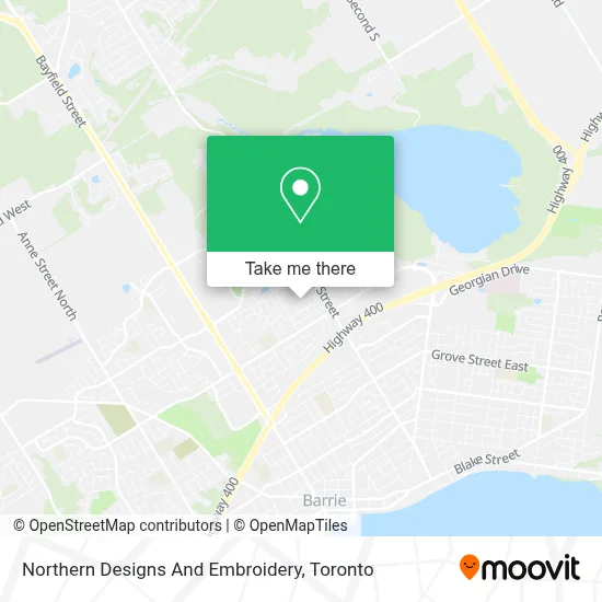 Northern Designs And Embroidery map
