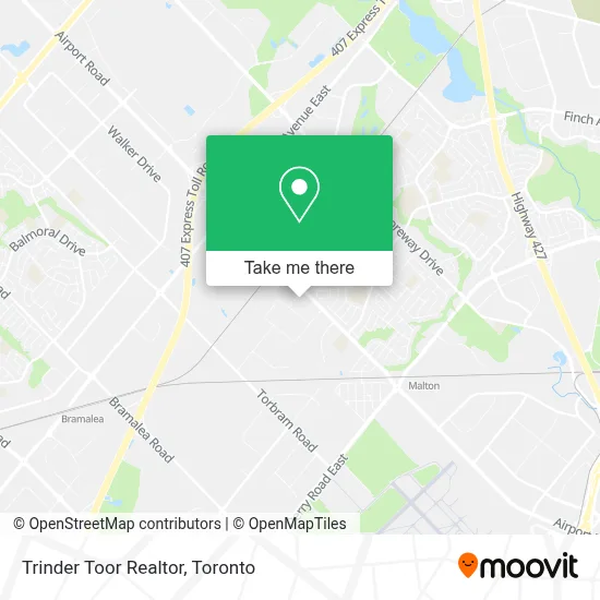Trinder Toor Realtor map