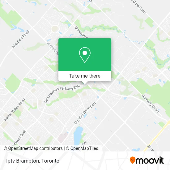 Iptv Brampton map