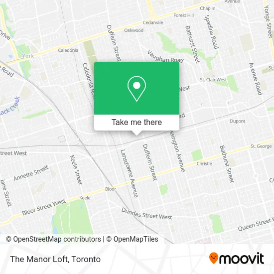 The Manor Loft map