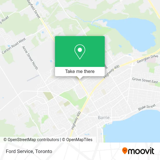 Ford Service map